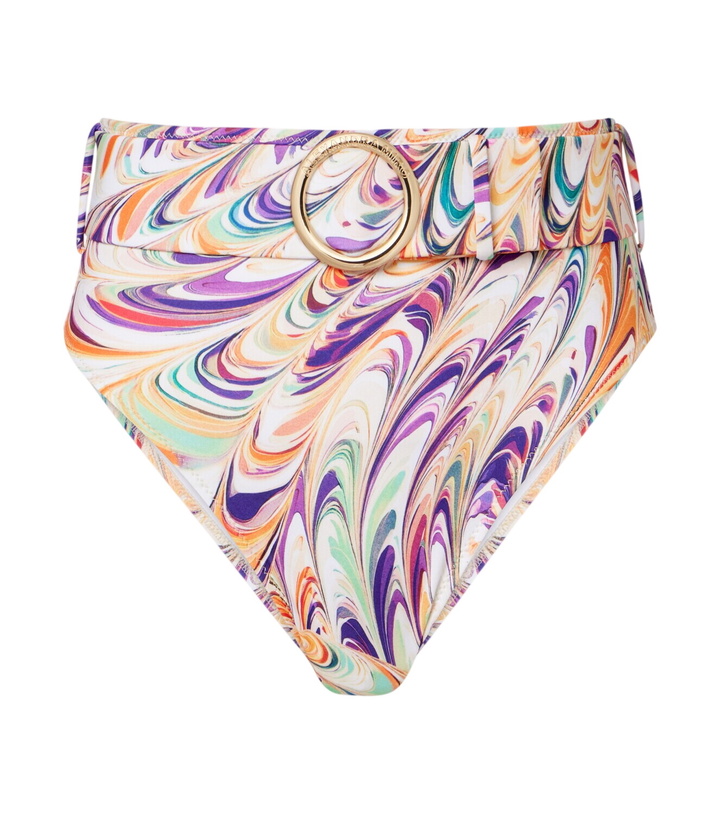 Photo: Alexandra Miro Iris belted printed bikini bottoms