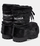 Balenciaga Alaska faux fur snow boots