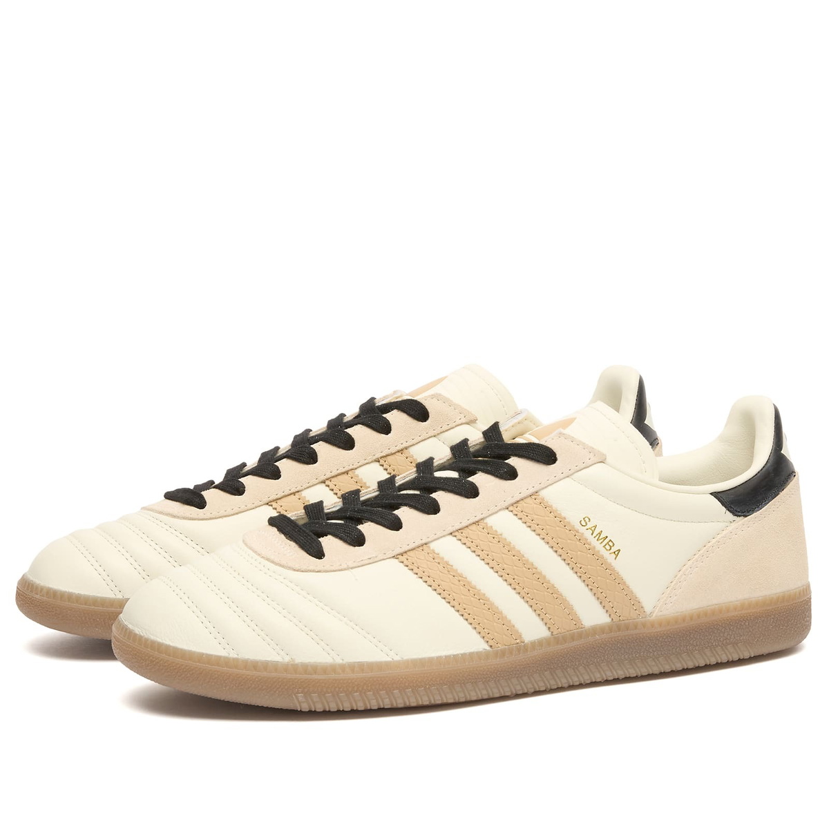 Adidas Samba Jp Sneaker in Off White/Magic Beige/Core Black