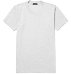 TOM FORD - Slim-Fit Mélange Cotton-Jersey T-Shirt - Men - Gray