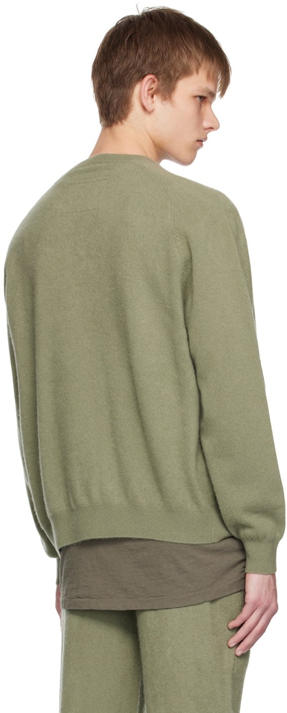 Frenckenberger Green Open Cardigan