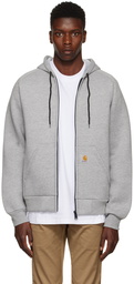 Carhartt Work In Progress Gray Car-Lux Hoodie