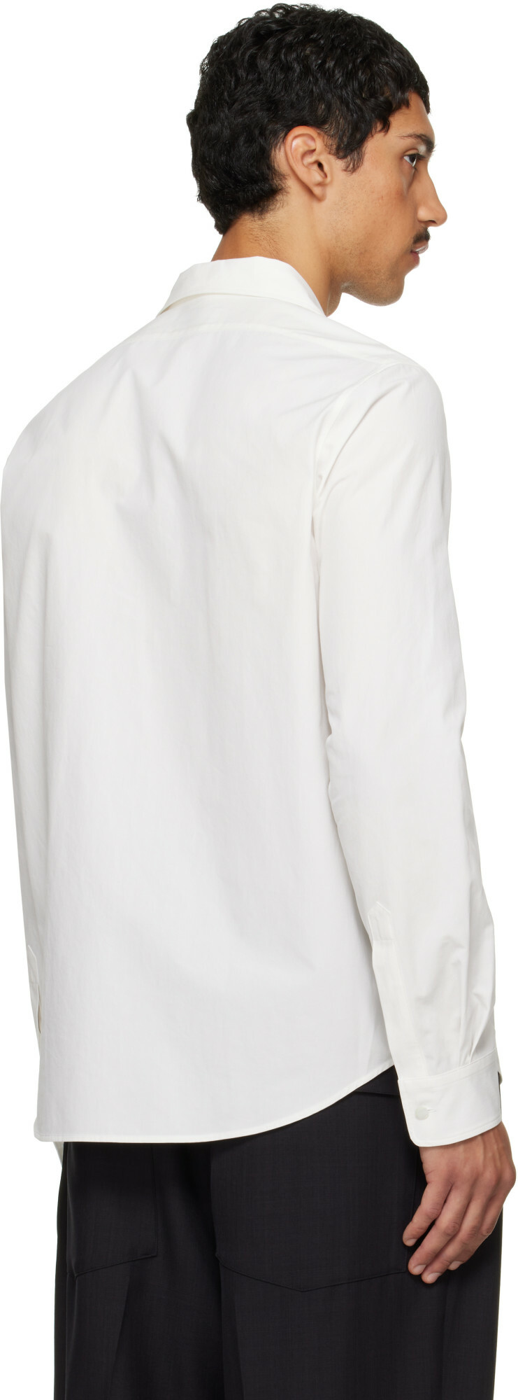 Jil Sander Off-White Camp Collar Shirt