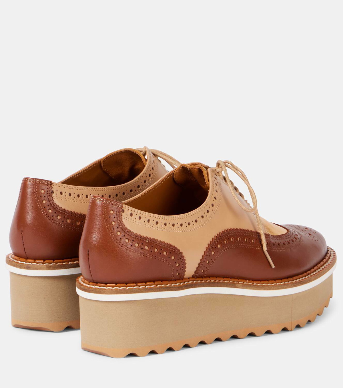 Clergerie Balma leather platform Derby shoes
