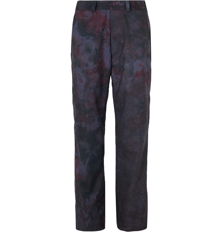 Photo: Needles - Printed Wool Suit Trousers - Blue