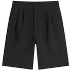 Nanamica Men's Alphadry Double Pleats Shorts in Black