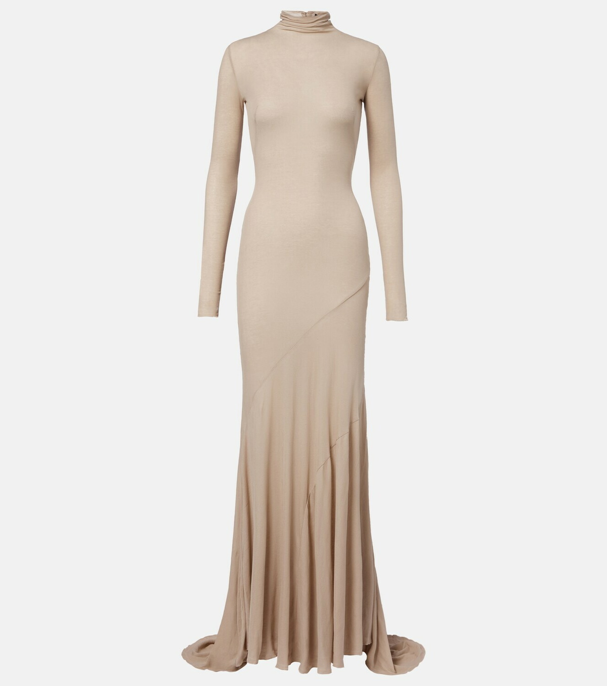 Mugler Cotton jersey gown