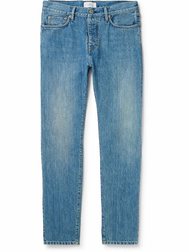 Photo: Mr P. - Slim-Fit Organic Selvedge Jeans - Blue