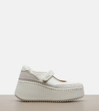 Chloé Nama leather platform sneakers