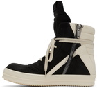 Rick Owens Black Geobasket Sneakers