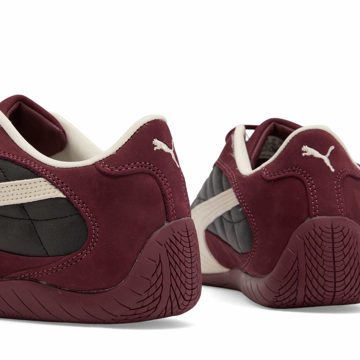 Puma Speedcat Plus Quilted Sneaker in Ruby Shimmer/Warm White
