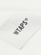 WTAPS - Appliquéd Logo-Embroidered Cotton-Blend Jersey T-Shirt - White