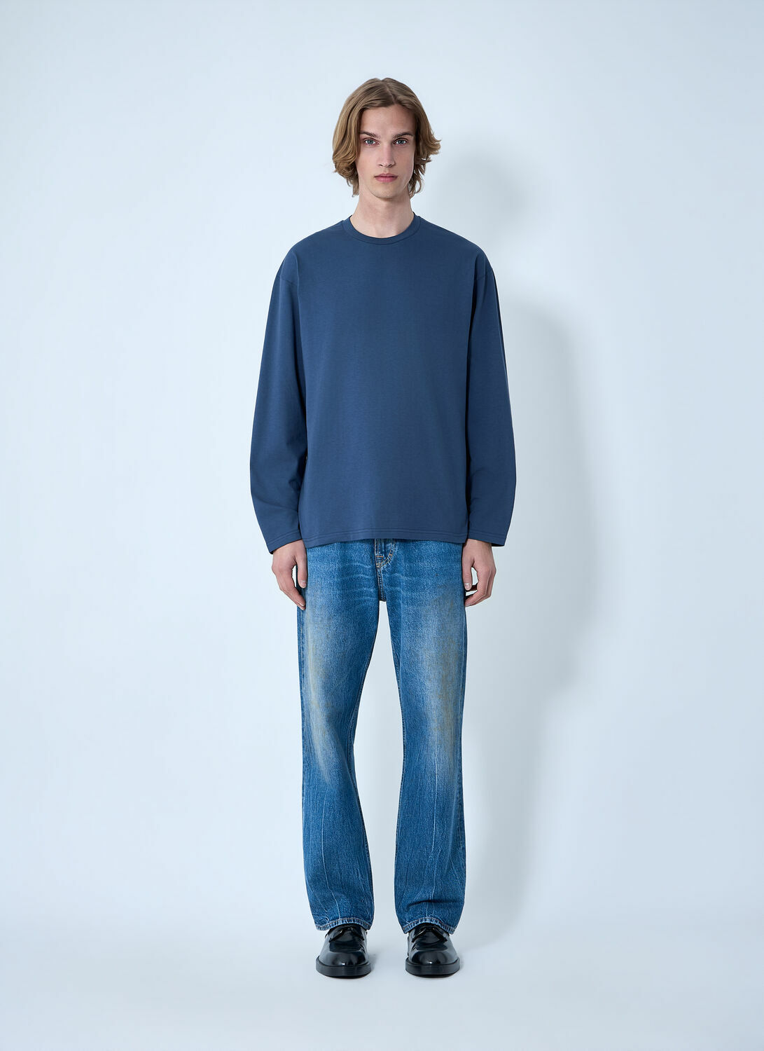 Jil Sander Ribbed Crewneck Long Sleeve Top