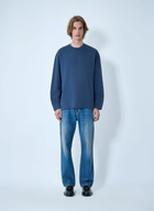 Jil Sander Ribbed Crewneck Long Sleeve Top