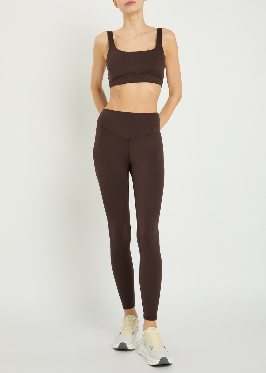 Vuori Alltheform Stretch-jersey bra Brown