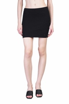 Courrèges Skirt In Black Cotton