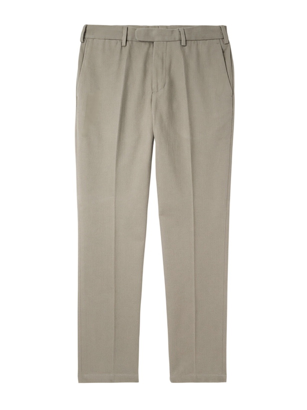 Photo: Thom Sweeney - Straight-Leg Cotton-Twill Trousers - Neutrals
