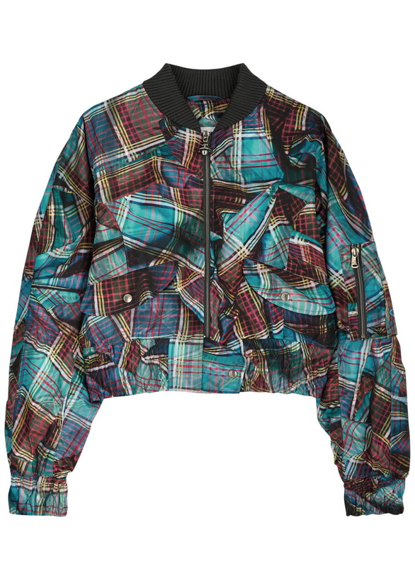 Photo: Vivienne Westwood Cynthia Printed Shell Bomber Jacket Multicoloured