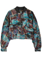 Vivienne Westwood Cynthia Printed Shell Bomber Jacket Multicoloured