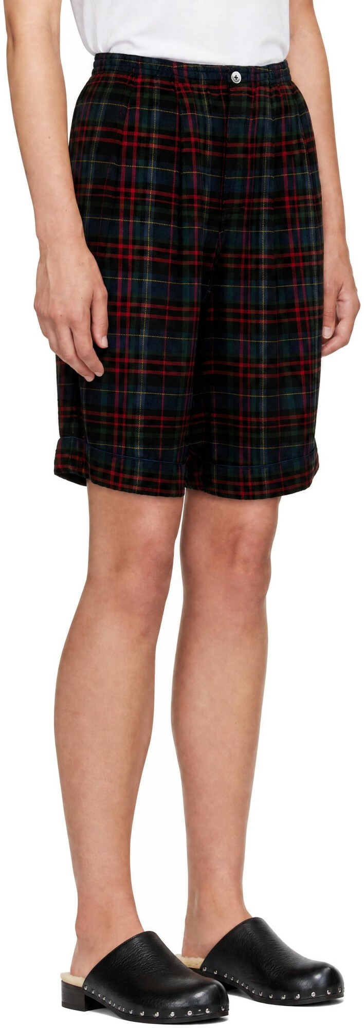 R13 Navy Jumbo Pyjama Shorts