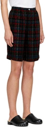 R13 Navy Jumbo Pyjama Shorts