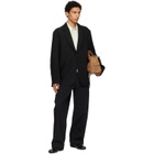 Studio Nicholson Black Denison Linen Blazer