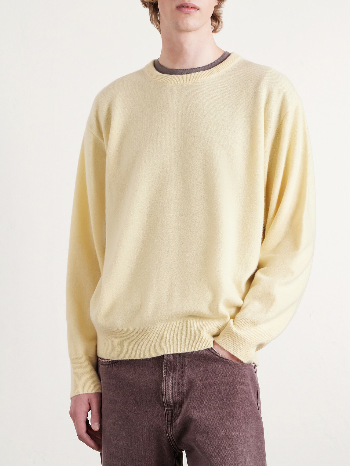 ssstein - Cashmere Sweater - Yellow