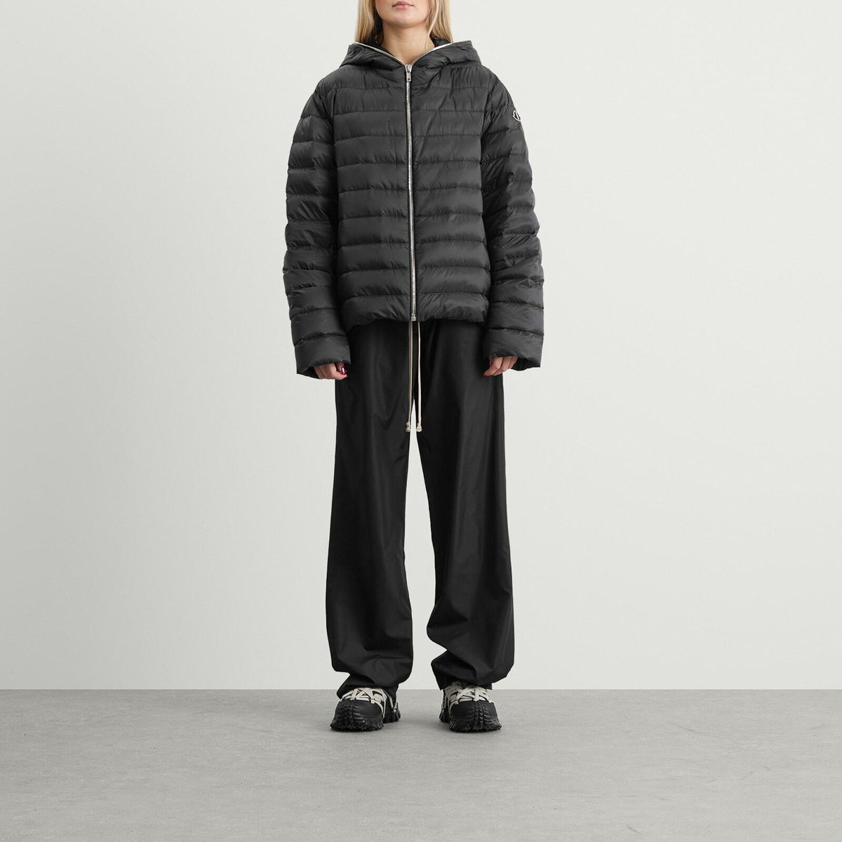 Rick Owens x Moncler Ziplock Jacket in Black