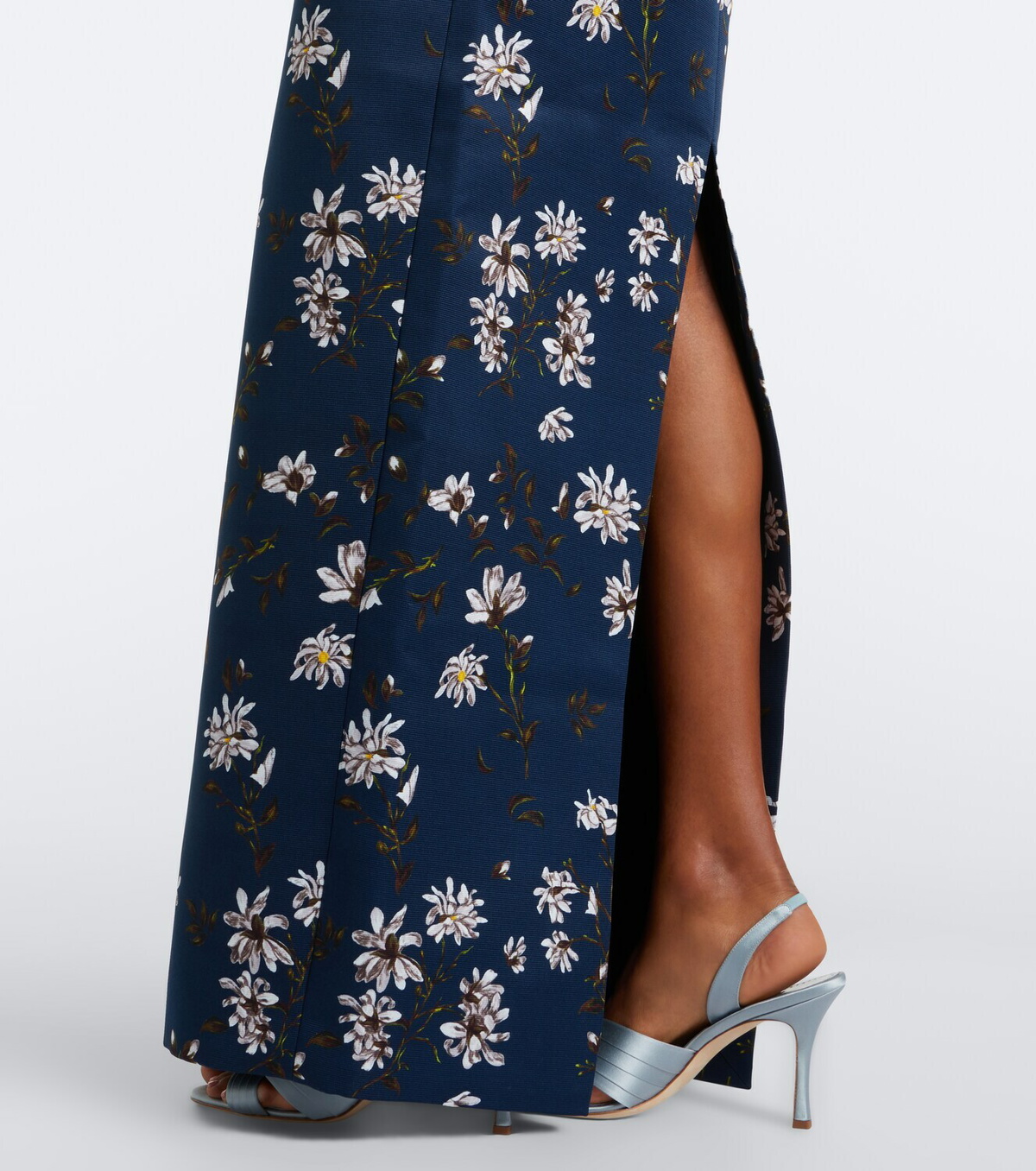 Emilia Wickstead Laelia floral bustier gown