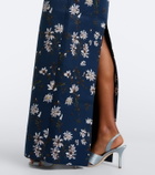 Emilia Wickstead Laelia floral bustier gown