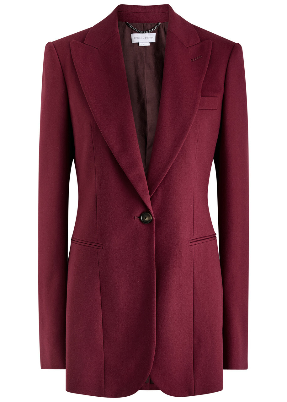 ジャケット STELLA McCARTNEY Red Wool Oversize Blazer Stella McCartney Wool double-breasted Blazer | Red | FARFETCH