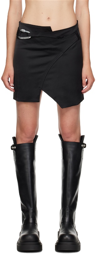 Photo: HELIOT EMIL Black Asymmetric Miniskirt