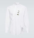 Comme des Garçons Shirt x Lacoste cotton poplin shirt