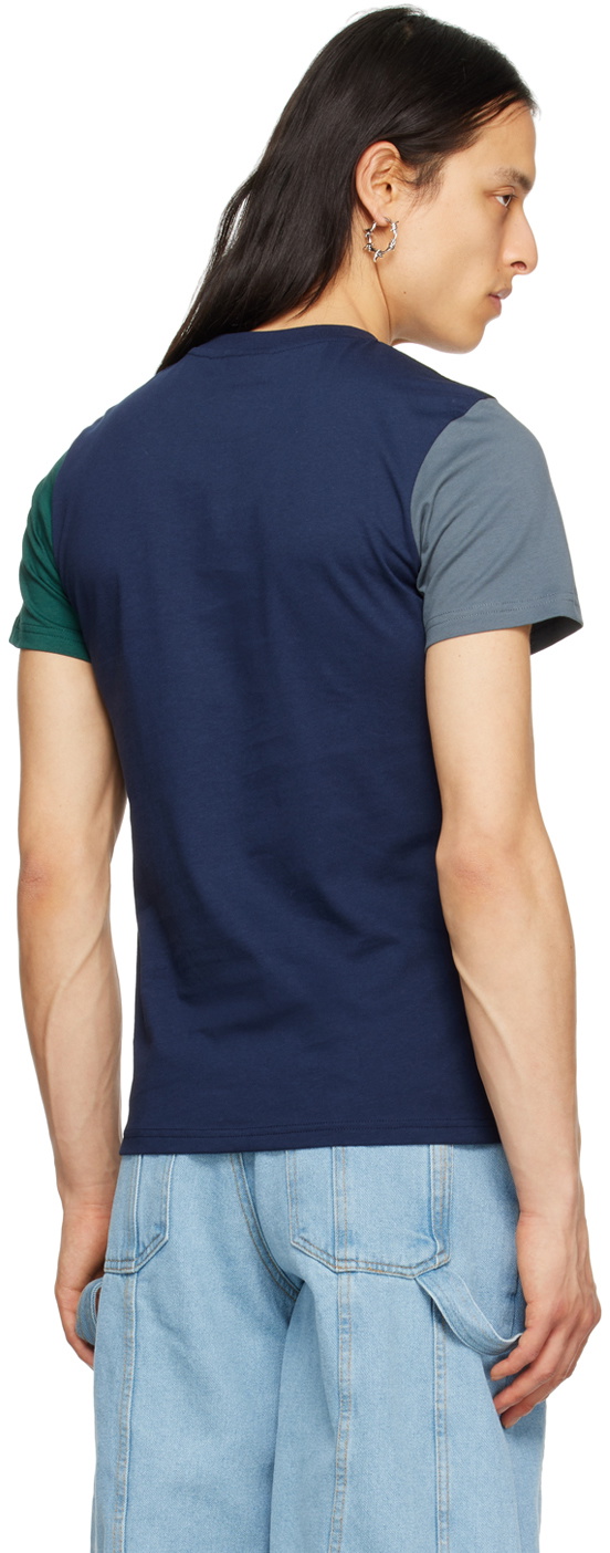 【EGONLAB】UPSIDE DOWN T-SHIRT EGONlab Multicolor Upside Down T-Shirt EGONlab