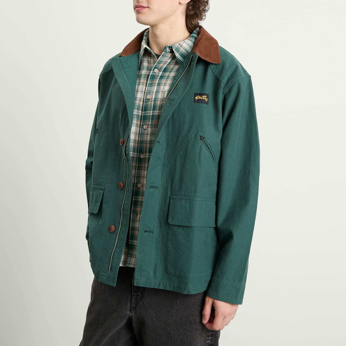 Stan Ray Men's Hunters Jacket in Botanical Green