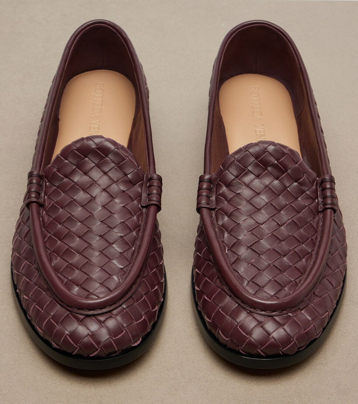Bottega Veneta Silenzio Intrecciato leather loafers