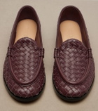 Bottega Veneta Silenzio Intrecciato leather loafers