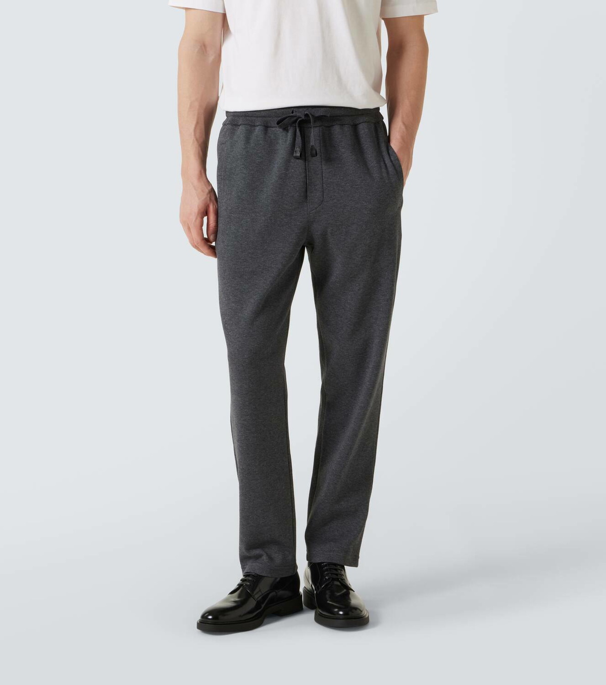 Brioni Cotton-blend sweatpants