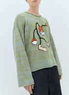 Brain Dead Carignan Marled Knit Sweater
