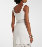Simkhai Fitzgerald open-knit tank top