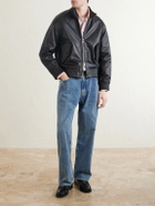 Officine Générale - Camron Leather Jacket - Black