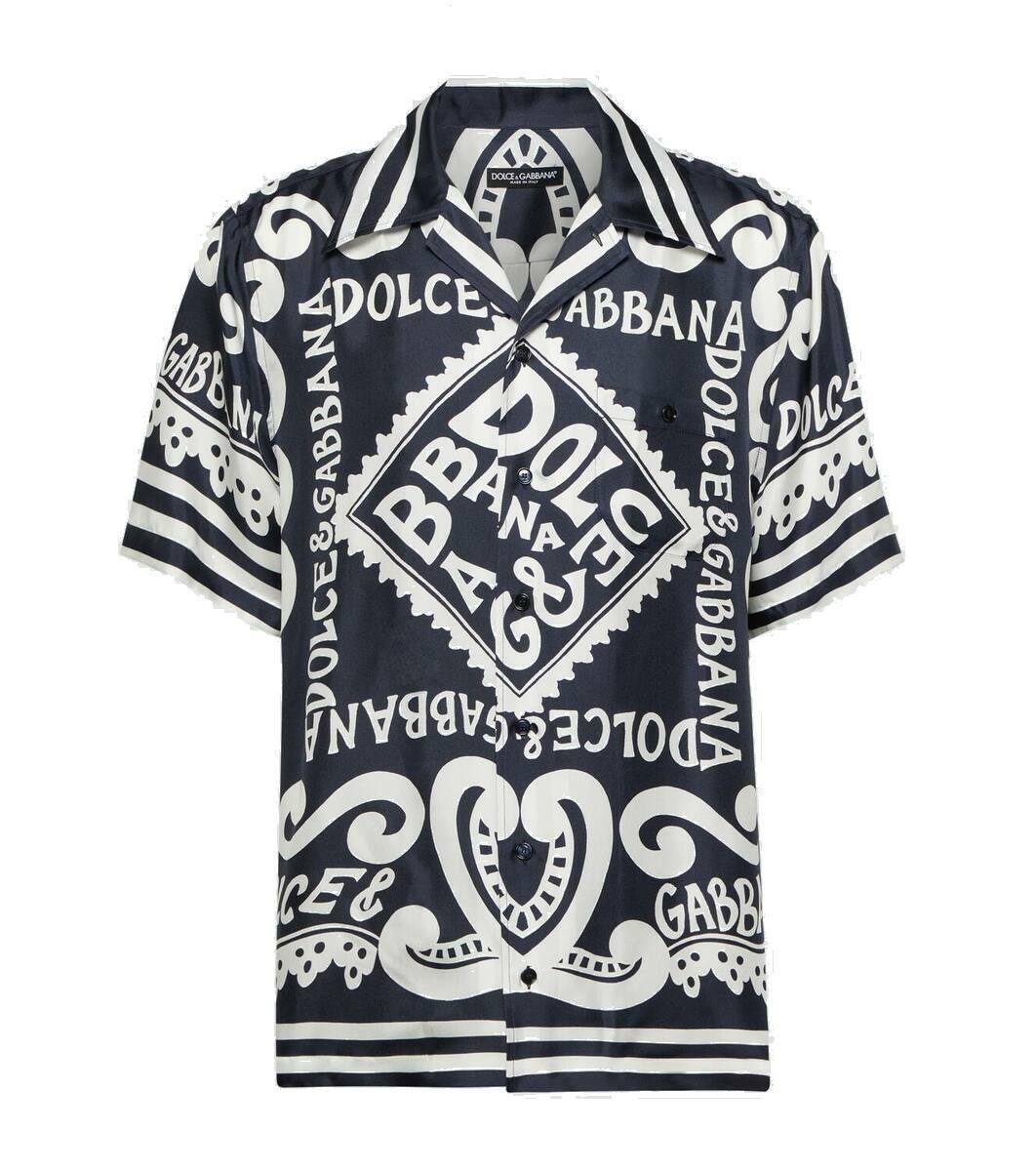 Dolce&Gabbana Marina silk twill shirt Dolce & Gabbana
