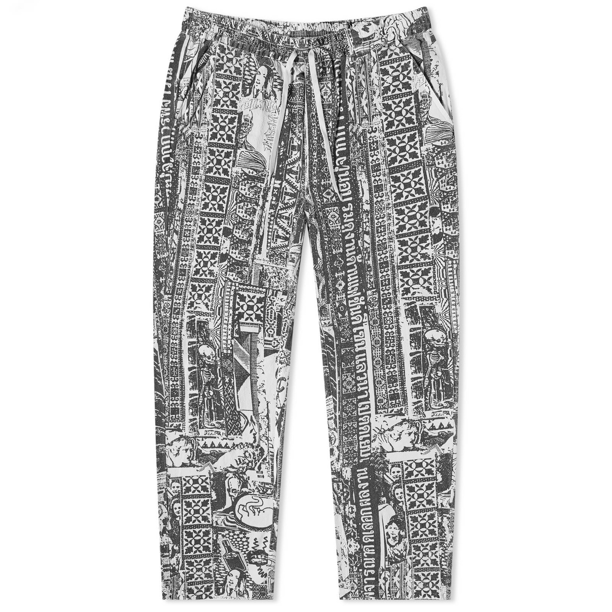 Fucking Awesome Men's Cowabunga Pant in Black/White