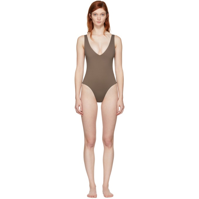 Photo: Her Line Brown Ester One-Piece Swimsuit