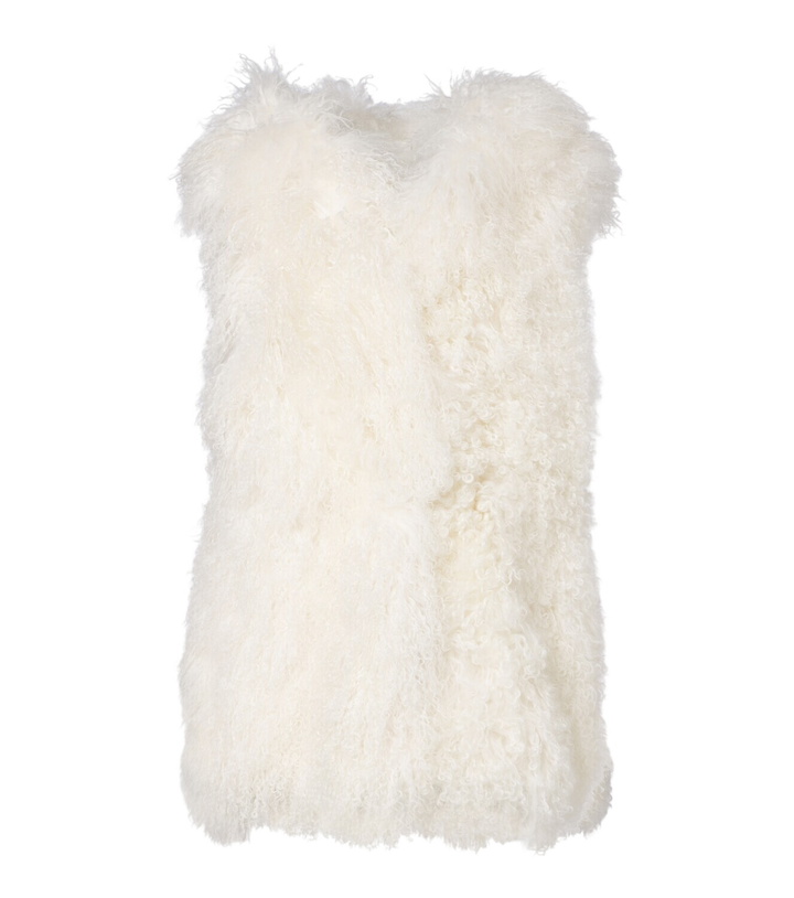 Photo: Yves Salomon Hooded shearling vest