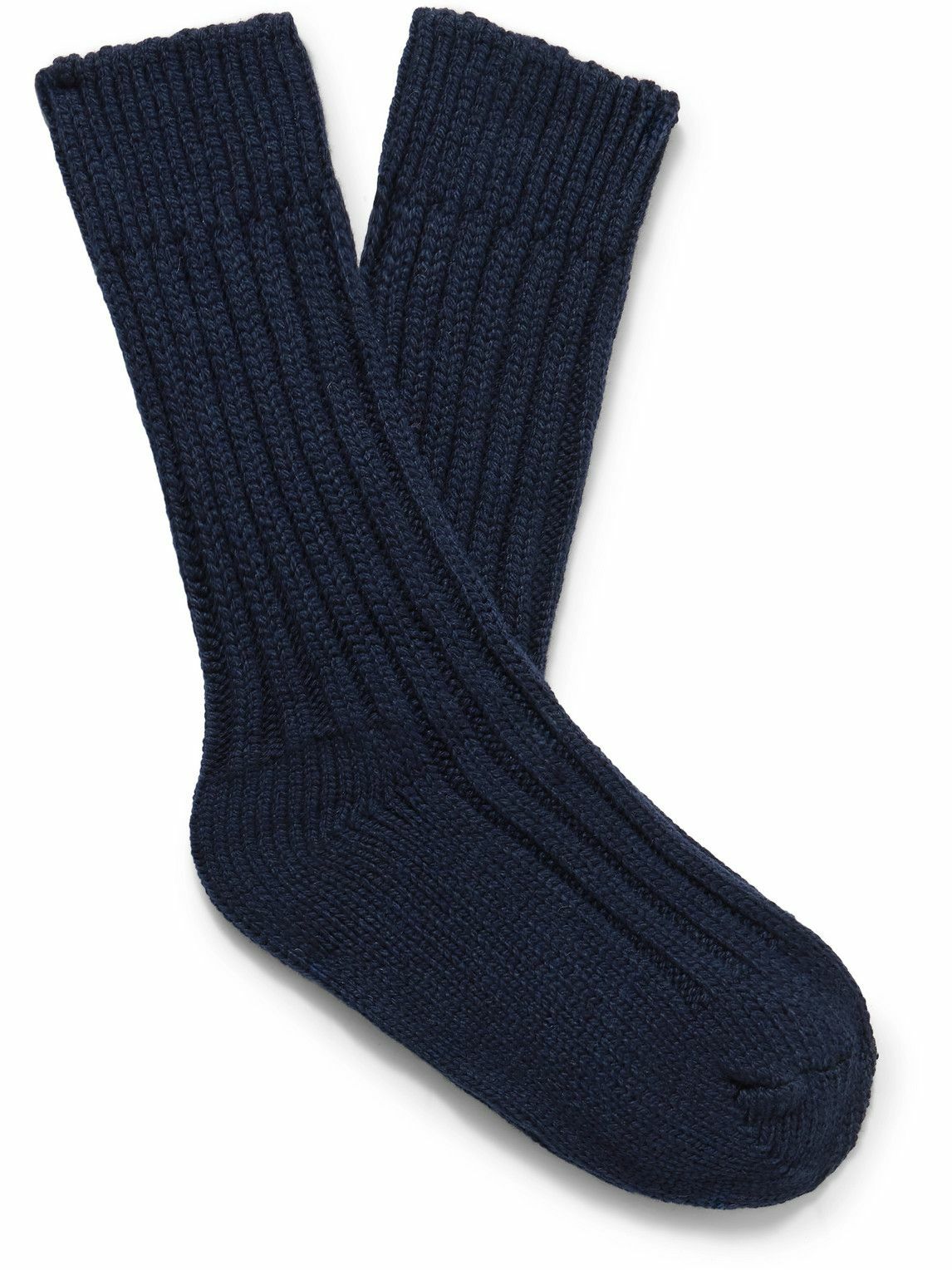 The Elder Statesman - Yosemite Dip-Dyed Cashmere Socks - Red The
