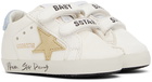 Golden Goose Baby White School Sneakers