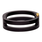 1017 ALYX 9SM Black Hinged Buckle Bracelet