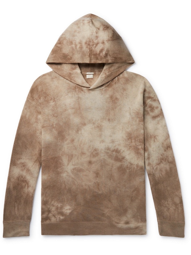 Photo: MASSIMO ALBA - Tie-Dyed Cashmere Hoodie - Brown - S