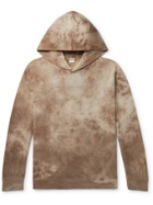 MASSIMO ALBA - Tie-Dyed Cashmere Hoodie - Brown - S